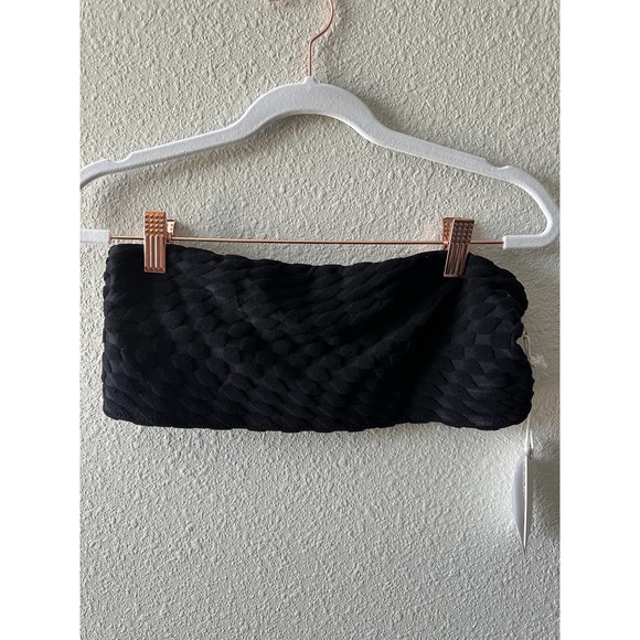 GOOD AMERICAN Jacquard Better Band Bikini Top - Picture 7 of 13